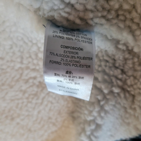 Denim Sherpa-Lined Jacket - Picture 10 of 16